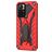 Mobigear Armor Stand Xiaomi Redmi Note 11T Hülle Hardcase Backcover Stoßfest mit Ständer - Rot