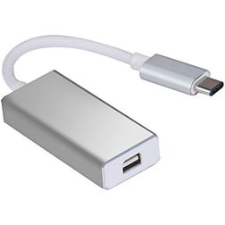 Mobigear USB-C auf Mini DisplayPort Adapter - Silber