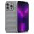 Mobigear Bumpy iPhone 14 Pro Max Hülle Flexibles TPU Backcover - Grau