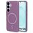 Mobiparts Slim Line Samsung Galaxy S25 MagSafe Hülle Hardcase Backcover - Imperial Purple