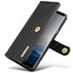 Mobigear Snap Button Samsung Galaxy Note 9 Hülle Abnehmbare 2in1 Klapphülle Geldbörse - Schwarz