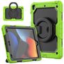 Mobigear RingGuard iPad 9 (2021) Hülle Kunststoff,Silikon Backcover + Ständer - Grün