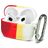 Mobigear Colors Apple AirPods 3 Hülle Flexibles Silikon - Weiß / Rot / Gelb