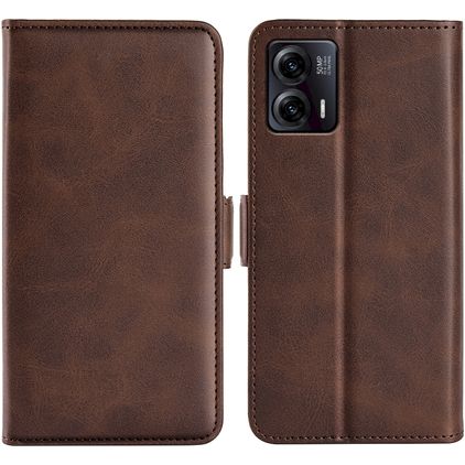 Mobigear Slim Magnet TCL 40 SE Hülle Klapphülle Geldbörse - Braun