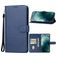 Mobigear Wallet HTC U23 Pro Hülle Klapphülle Geldbörse - Blau