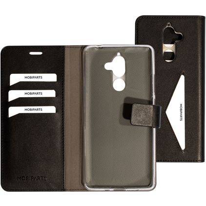Mobiparts Classic Wallet Nokia 7 Plus Klapphülle Portemonnaie - Schwarz
