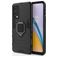 Mobigear Armor Ring OnePlus Nord 2 Hülle Hardcase Backcover Stoßfest mit Ringhalter - Schwarz