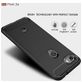 Mobigear Brushed Slim Google Pixel 3a Hülle Flexibles TPU Backcover - Schwarz