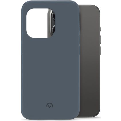 Mobilize Rubber Gelly iPhone 15 Pro Hülle Flexibles TPU Backcover - Matt Blue