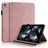 Mobigear Tree iPad 11 (2025) Hülle Klapphülle + Stifthalter - Roségold