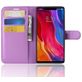 Mobigear Classic Xiaomi Mi 8 SE Hülle Klapphülle Geldbörse - Lila