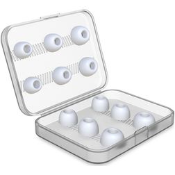 Mobigear AirPods Pro Ersatz-Silikon-Ohrstöpsel-Set mit 6 Größen - Weiß