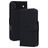 Mobiparts Wallet iPhone Air MagSafe Hülle Echtes Leder Klapphülle Geldbörse - Schwarz
