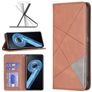 Mobigear Rhombus Slim Realme 9i Hülle Klapphülle - Braun