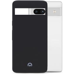 Mobilize Rubber Gelly Google Pixel 7a Hülle Flexibles TPU Backcover - Matt Black