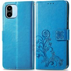 Mobigear Clover Xiaomi Redmi A1 4G Hülle Klapphülle Geldbörse - Blau