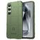 Mobigear Rugged Shield Samsung Galaxy S24 FE Hülle Flexibles TPU Backcover Stoßfest - Grün