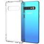 Mobigear Cushion Durchsichtig Samsung Galaxy S10 Hülle Flexibles TPU Backcover Stoßfest - Transparent