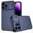 Mobigear Cam Slide iPhone 14 Pro Max Hülle Hardcase Backcover mit Kamera Slider - Blau
