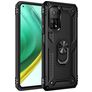 Mobigear Armor Ring Xiaomi Mi 10T Hülle Hardcase Backcover Stoßfest mit Ringhalter - Schwarz