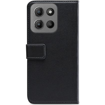 Mobilize Classic Gelly Wallet Motorola Moto G15 Hülle Klapphülle Geldbörse - Schwarz