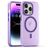 Mobigear Shockproof iPhone 16 Pro MagSafe Hülle Flexibles TPU Backcover - Lila