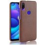 Mobigear Croco Xiaomi Redmi Note 7 Hülle Hardcase Backcover - Braun