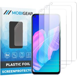 Mobigear Huawei P40 Lite 5G Displayschutz Schutzfolie - Hüllenfreundlich (3er Pack)