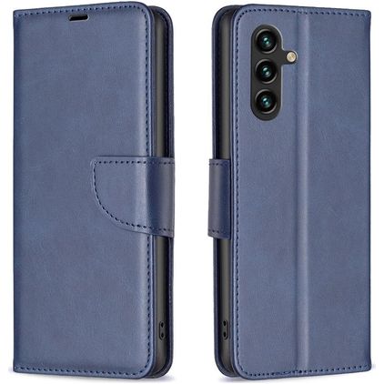 Mobigear Excellent Samsung Galaxy S25 FE Hülle Klapphülle Geldbörse - Blau