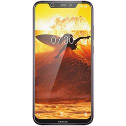Mobigear Nokia 8.1 Panzerglas Gehärtetes Glas Displayschutz - Hüllenfreundlich