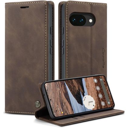 CaseMe 013 Google Pixel 10a Hülle Klapphülle Geldbörse - Coffee