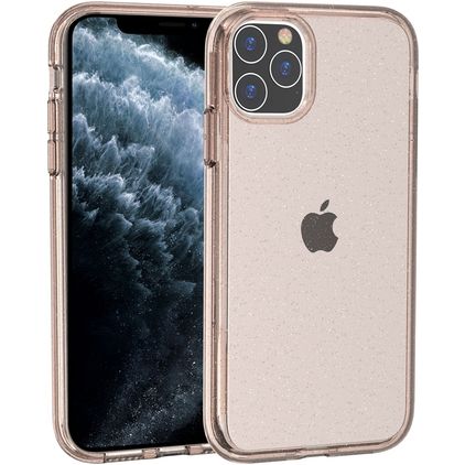 Mobigear Glitter iPhone 11 Pro Hülle Hardcase Backcover Stoßfest - Gold