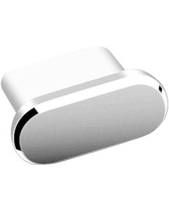 Mobigear Essentials Aluminium Anti-Staub-Stopfen - USB-C - Silber (2er Pack)