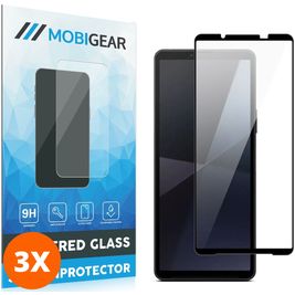 Mobigear Premium Sony Xperia 10 VI Panzerglas Gehärtetes Glas Displayschutz - Hüllenfreundlich (3er Pack)