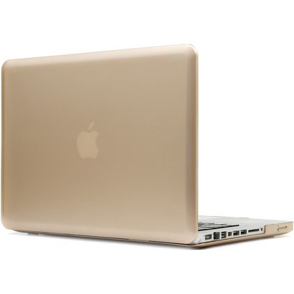 Mobigear Metallic MacBook Pro 15 Zoll (2008-2012) Hardcase Hülle MacBook Case - Gold - Model A1260 / A1286