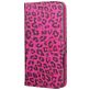 Mobigear Leopard iPhone XS Hülle Klapphülle Geldbörse - Pink