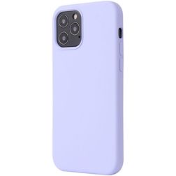 Mobigear Rubber Touch iPhone 12 Pro Silikon Hülle Backcover - Lila