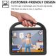 Mobigear Buddy iPad Pro 11 Zoll (2022) Tablet Hülle für Kinder mit Tragegriff - Schwarz