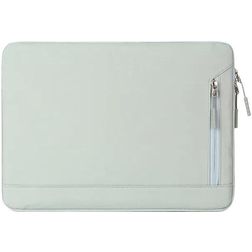 Mobigear Dual Zip Laptop Sleeve 14 Zoll Laptop Hülle - Grün