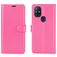 Mobigear Classic OnePlus Nord N10 5G Hülle Klapphülle Geldbörse - Magenta