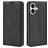 Mobigear Retro Slim iPhone 17 Hülle Klapphülle Geldbörse - Schwarz