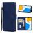 Mobigear Wallet HONOR X7 Hülle Klapphülle Geldbörse - Blau