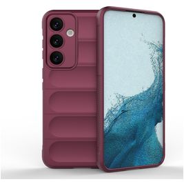 Mobigear Bumpy Samsung Galaxy S24 Plus Hülle Flexibles TPU Backcover - Rot