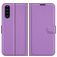 Mobigear Classic Sony Xperia 10 III Hülle Klapphülle Geldbörse - Lila