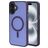 Mobiparts Hardcover iPhone 16 Plus MagSafe Hardcase Backcover - Satin Purple
