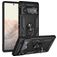 Mobigear Armor Ring Google Pixel 6 Pro Hülle Hardcase Backcover Stoßfest mit Ringhalter - Schwarz