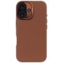 Decoded iPhone 16 MagSafe Hülle Echtes Leder Backcover - Tan