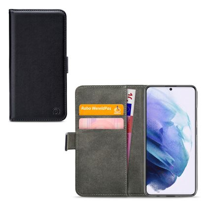 Mobilize Classic Gelly Wallet Samsung Galaxy S21 Hülle Klapphülle Geldbörse - Schwarz