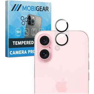 Mobigear iPhone 16 Panzerglas Gehärtetes Glas Kameralinsen Schutz - Hüllenfreundlich