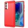 Mobigear Brushed Slim Samsung Galaxy M55 Hülle Flexibles TPU Backcover - Rot